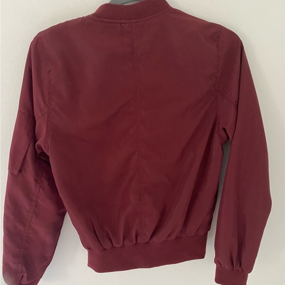 Women’s Love Tree Members Only jacket size Small in Maroon - Picture 2 of 2